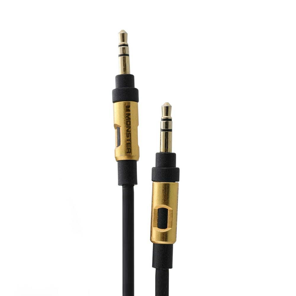 Monster Dual 3.5mm Auxiliary Audio Cable 4ft