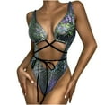 thumbnail image 1 of Mujer dama mujer empalme Push-Up sujetador Bikini playa conjunto traje de baño traje de baño OAVQHLG3B Store lin121212, 1 of 4