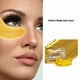 thumbnail image 3 of 20 pares de máscara de polvo de colágeno de cristal para ojos almohadilla antiarrugas cuidado dorado, 3 of 5