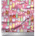 thumbnail image 1 of Soimoi Poly Georgette Fabric Bottle,Wine & Beer Bar Print Sewing Fabric Yard 52 Inch Wide, 1 of 1