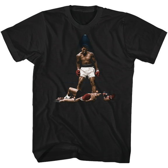 Muhammad Ali All Over Again Black Adult T-Shirt