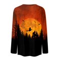 thumbnail image 6 of Halloween Crewneck Sweatshirt for Women 2026 Long Sleeve Funny Graphic T-Shirt Casual Tunic Tops Adult, 6 of 6