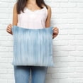 thumbnail image 2 of Light Blue Pillow Covers 16x16 Inch Decorative Throw Pillow Cover, Modern Abstract Art Ombre Striped Sofa Pillowcases Accent Cushion Case Home Decor Bedroom Living Room, 2 of 6
