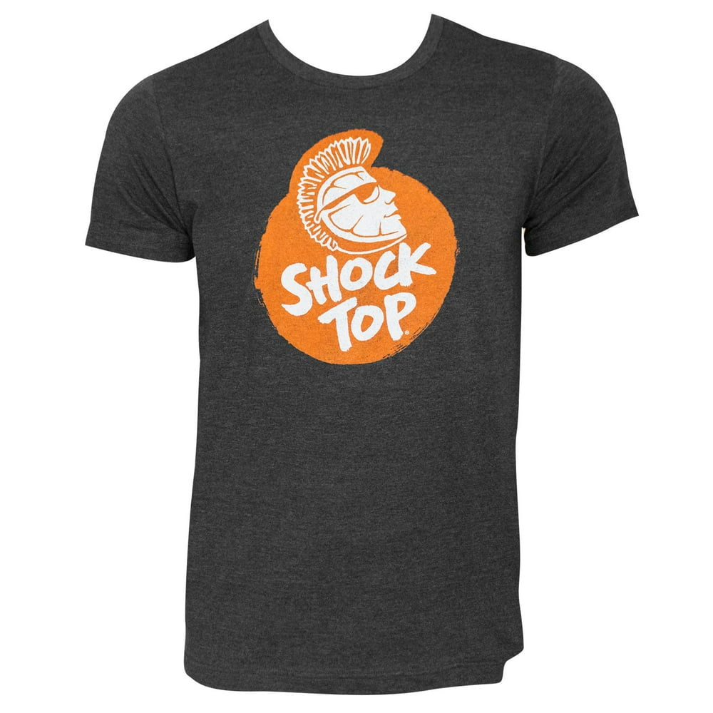 Shock Top Shock Top Men's Orange Logo Grey TShirtLarge Walmart