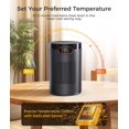thumbnail image 4 of Calentador portátil eléctrico BREEZOME de 1500 W para uso en interiores, 4 of 9