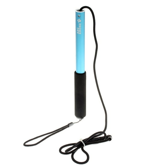 Interactive Dog Toys Extendable Flirt Pole Funny Chasing Tail Teaser and Exerciser for Pets Size S (Blue)