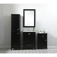 thumbnail image 6 of Elegant Kitchen and Bath 18 Inch Wide Bathroom Storage Freedstanding Cabinet In Black, 6 of 14
