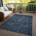 thumbnail image 6 of Addison Rugs Chantille Indoor/Outdoor Transitional Damask Navy Washable Rectangle Rug, 10' x 14', 6 of 6