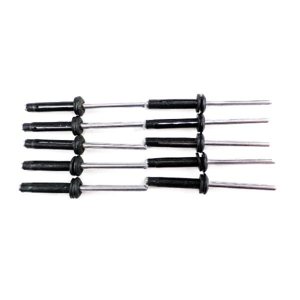 Yak Gear Rivet TGR10 Tri-Grip; Aluminum; 10 Pack; With Rubber Gasket