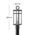 thumbnail image 3 of Hinkley Lighting - Porter - 1 Light Medium Outdoor Post or Pier Mount Lantern in, 3 of 7