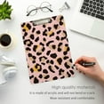 thumbnail image 5 of FMSHPON Leopard Skin Clipboard Hardboard Wood Nursing Clip Board and Pull for Standard A4 Letter 13x9 inches, 5 of 8