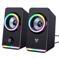 thumbnail image 1 of Bocinas Gamer BINDEN X6 para PC Luz RGB Entrada 3.5mm negro, 1 of 5