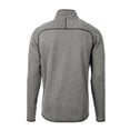 thumbnail image 3 of Men's Cutter & Buck Heather Gray Dayton Flyers Big & Tall Mainsail Sweater-Knit Full-Zip Jacket, 3 of 3