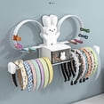 thumbnail image 5 of 1Pcs Hanging Hair Band Organizer with Drawer, Wall Mounted Hair Accessory Holder for Hair Clips, Hair Bands, Jewelry, Necklaces, Bracelets, Home Storage and Organizer for Bedroom, 5 of 8