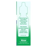 (3 pack) OPTI-FREE Puremoist Contact Lens Rewetting Drops for Soft Lenses, 12 mL