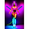 thumbnail image 4 of Stephen Chambers 23x32 White Modern Wood Framed Wall Art Titled - Neon Venus 13, 4 of 6