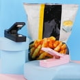 thumbnail image 1 of Xihbxyly Bag Sealer Portable Mini Bag Sealer Portable Bag Sealer Mini Bag Sealer With Magnet USB Charging Plastic Bag Sealing Machine Mini Bag Sealer for Chip, Plastic Bags Food Storage, 1 of 4