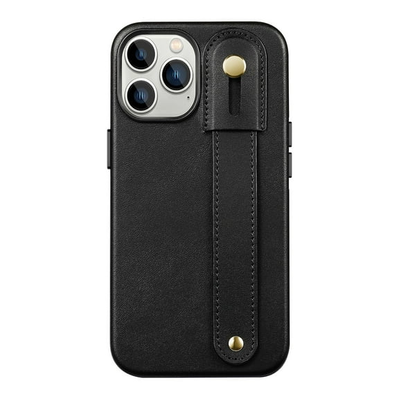 SaharaCase FingerGrip MagSafe Phone Case for iPhone 15 Pro Shock Absorbing Black (CP00465)