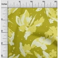 thumbnail image 1 of oneOone Cotton Silk Lime Green Fabric Florals Sewing Craft Projects Fabric Prints By Yard 42 Inch Wide-CAC, 1 of 4