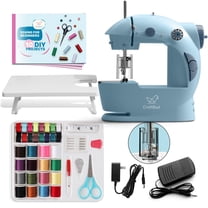 Virtu 48 PC Mini Portable Sewing Machine for Beginner, Kids Sewing Machine and Adults, Green