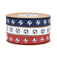 thumbnail image 6 of Football Pattern Ribbon for Soccer Gift and Birthday Gift Wrapping Football Game Decorations, 6 of 6