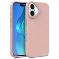 thumbnail image 1 of Degradable Eco-Friendly Wheat Straw Case For iPhone 16 15 14 13 12 11 Pro Max Mini 8 7 Plus SE Solid Soft Shockproof Matte Cover Pink For iPhone 11Pro Max, 1 of 6