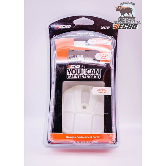 GENUINE ECHO AIR, FUEL FILTER AND SPARK PLUG TUNE UP KIT FITS CS-490 CS-4910 90174Y