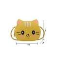 thumbnail image 4 of Simple Cute Cat Printing Wallet Kids Crossbody Bag Coin Purse Single Shoulder Bag Baby Bag PU Leather Handbag Children Bag YELLOW, 4 of 8
