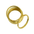 thumbnail image 3 of 2x10 Piezas De Llaveros De Metal De Latón Dorado, Cadenas, Accesorios De Aro De Anillo Dividido, 32mm 2 piezas, 3 of 8