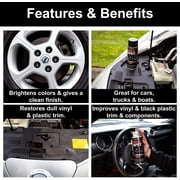 Original for Use on Motors, Transmissions, Vinyl and Black Plastic Trim Components and Tires, 9 oz, 6-Pack (PSO-6PK)