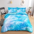 thumbnail image 2 of Rainbow Printed Duvet Cover Sets 3D Cartoon Bed Sets Polyester Home Textiles Girls,Twin (68"x86"), 2 of 6