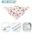 thumbnail image 6 of Dog Bandana 2 Pack,White Butterfly Flower Pattern Bandanas for Dogs,Cat Bandana,Small/ Large Dog Bandana 2 Size,Dog Bandanas, 6 of 6