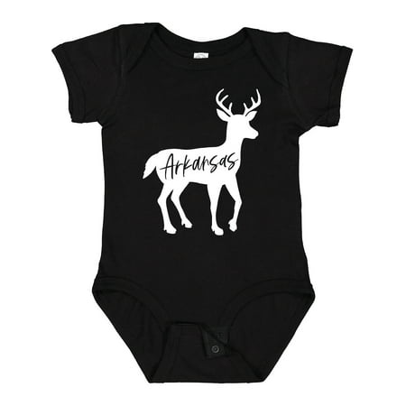 

Inktastic Arkansas White Deer Silhouette Gift Baby Boy or Baby Girl Bodysuit