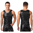 thumbnail image 3 of Camiseta de baile moderno de Jazz con lentejuelas brillantes para hombre, Tops con cuello redondo, camisetas de manga corta para actuaciones, disfraces para festivales y discotecas, 3 of 5