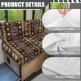 thumbnail image 6 of Uorisanigo RV Dinette Cushion Covers, All Season Protection Camper Cushion Slipcover, Stretch Southwestern Aztec Tribal Sofa Seat Slipcovers - Camper Accessories - 1 Bench & 1 Backrest Cover, 6 of 7