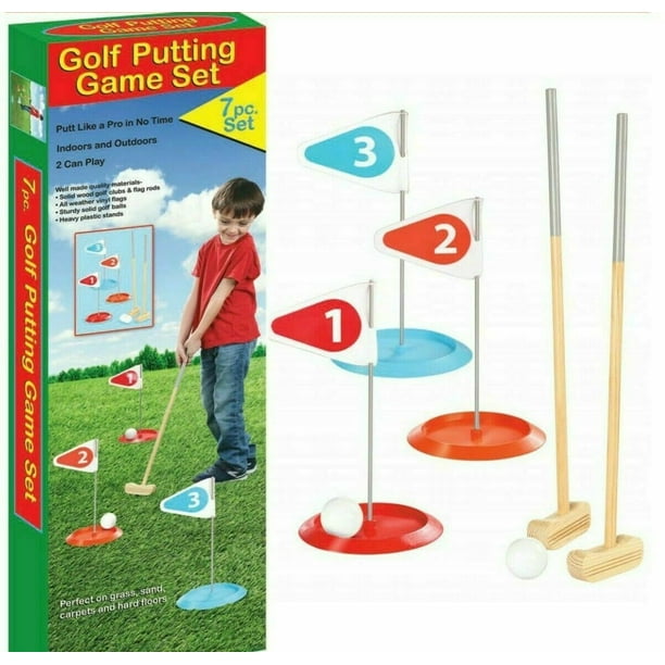 Premium Golf Putting Game for Kids Indoor Outdoor 7 pcs. Kids Golf