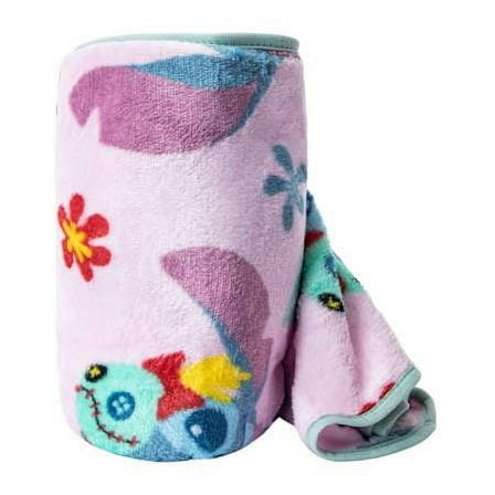 Disney Stitch Scrump Travel Blanket 40in x 50in