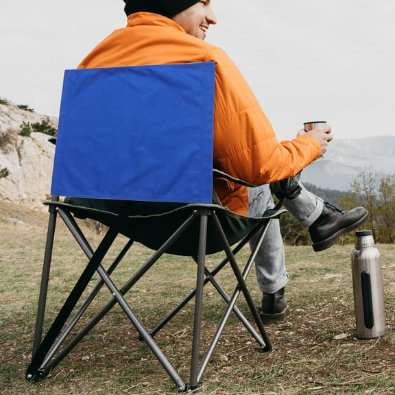 HONMEET Canvas Folding Chair Cover Set for Camping, Comfortable Outdoor Chair Protector