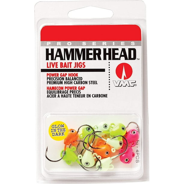 Hammer Head Jig Glow Kit 1/4 Assorted 