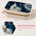 thumbnail image 5 of Cat Velvet Portable Jewelry Organizer Box with Removable Compartment - Earring Holder and Gift Jewelry Box, 5 of 7