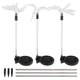 thumbnail image 3 of 3 Pack Colorful Waterproof Solar LED Lights Outdoor, Perfect for Lawn, Garden or Yard, 3 of 4