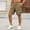 Brown#01, variant on Cargo Shorts for Men Elastic Waistband Drawstring Cotton Like Big and Tall Short Mens Summer Casual Solid Loose Fits Lightwieght Comfy Short Pants