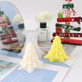 thumbnail image 4 of Puntoco Liquidación de suministros de cocina Molde para velas Molde para velas de aromaterapia con forma de árbol de Navidad Molde para goteo, 4 of 5