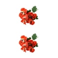 thumbnail image 1 of Bearachild Flores artificiales Bajo mantenimiento y larga duración Decoración floral amplia JH1241 Rojo 2Conjunto, 1 of 6