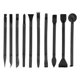 thumbnail image 1 of Kit de herramientas de reparación electrónica multifuncionales negras con palanca de apertura para teléfono, 1 of 5