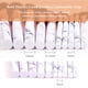 thumbnail image 5 of Brochas de maquillaje Juego de brochas de maquillaje de mármol profesional, cerdas sintéticas naturales suaves y sin olor, 12PCS + bolsa / caja de cosméticos con patrón de mármol Adepaton 2035511-2, 5 of 9