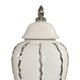 thumbnail image 5 of Jarrón de para jengibre, colección de floreros de cerámica, chino con tapa y bandeja, adorno decorativo para escritorio, dormitorio, cocina, XS Plata Macarena tarro de jengibre, 5 of 8