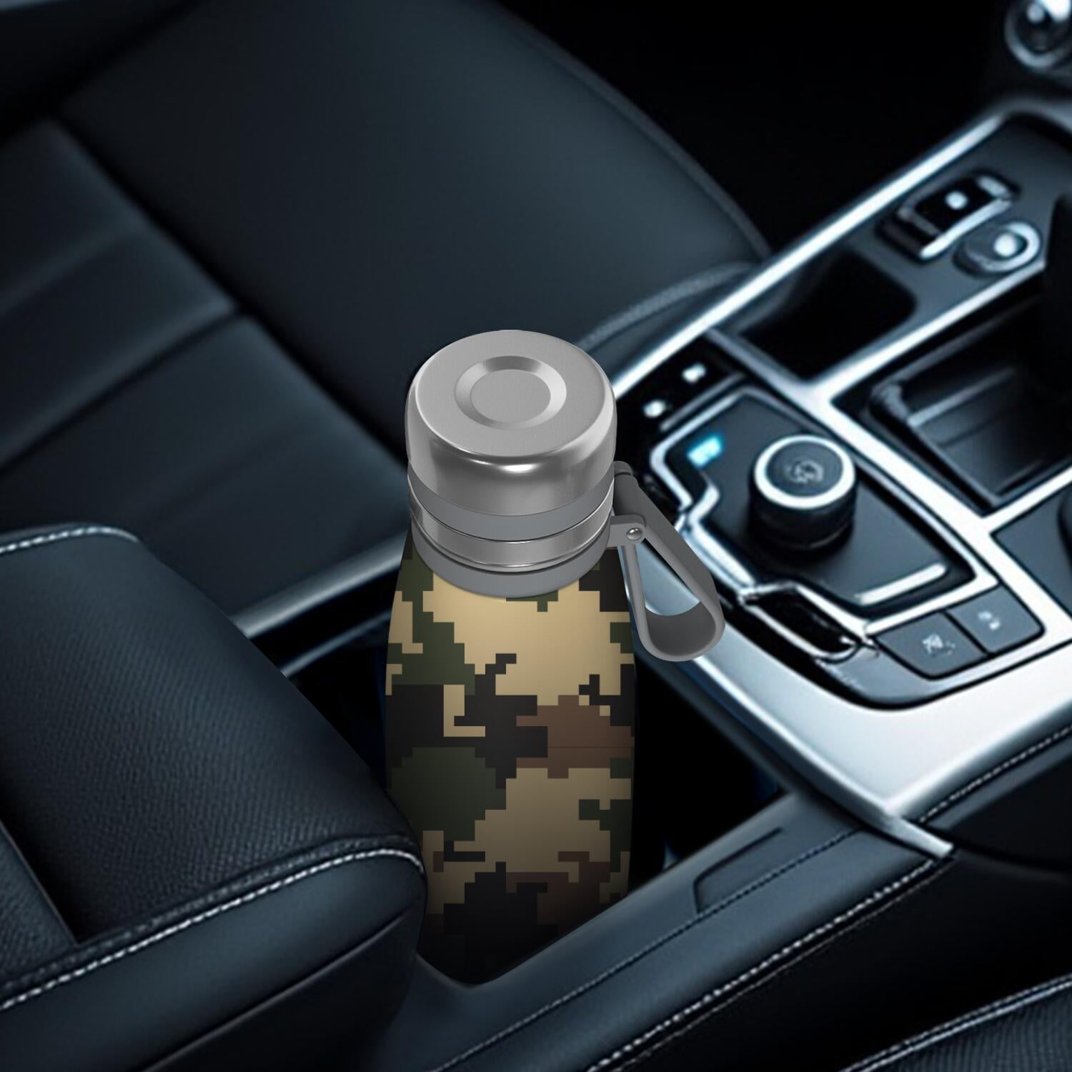 29oz Insulated Water Bottle with Tea Infuser, Stainless Steel Travel Mug, Camouflage Print