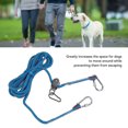 thumbnail image 3 of Reflective Dog Tie Out Cable, 16.4ft Long, With 360 Degree Rotating Pulley, For Outdoor Camping Yard, 3 of 8