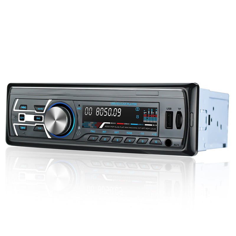 1Din Bluetooth Car Stereo In-dash FM Aux Input Receiver MP3/USB/AUX Radio Player